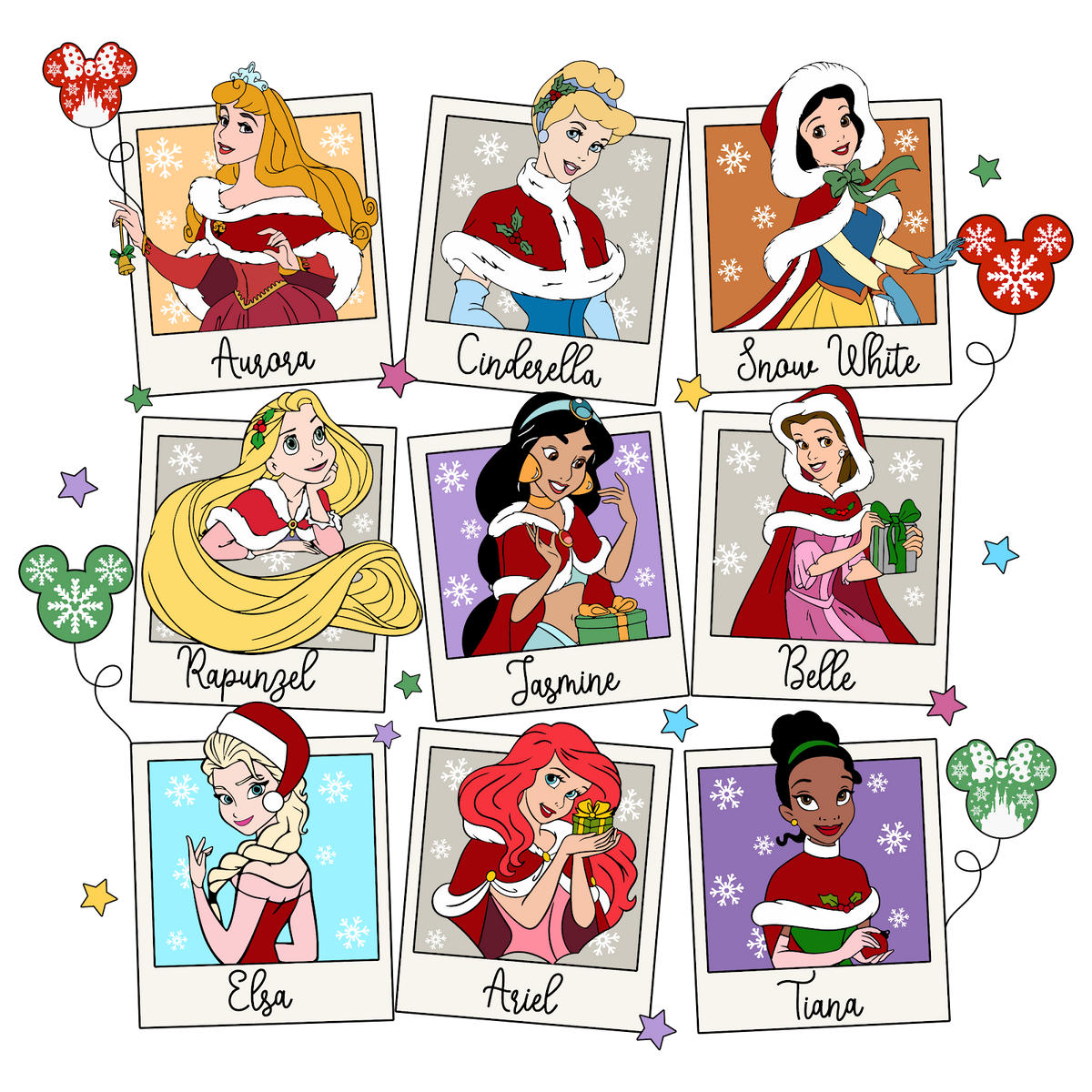 Christmas DTF transfer design