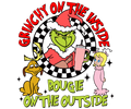 Grinch Christmas DTF transfer design