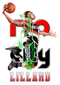 Basketball DTF transfer design