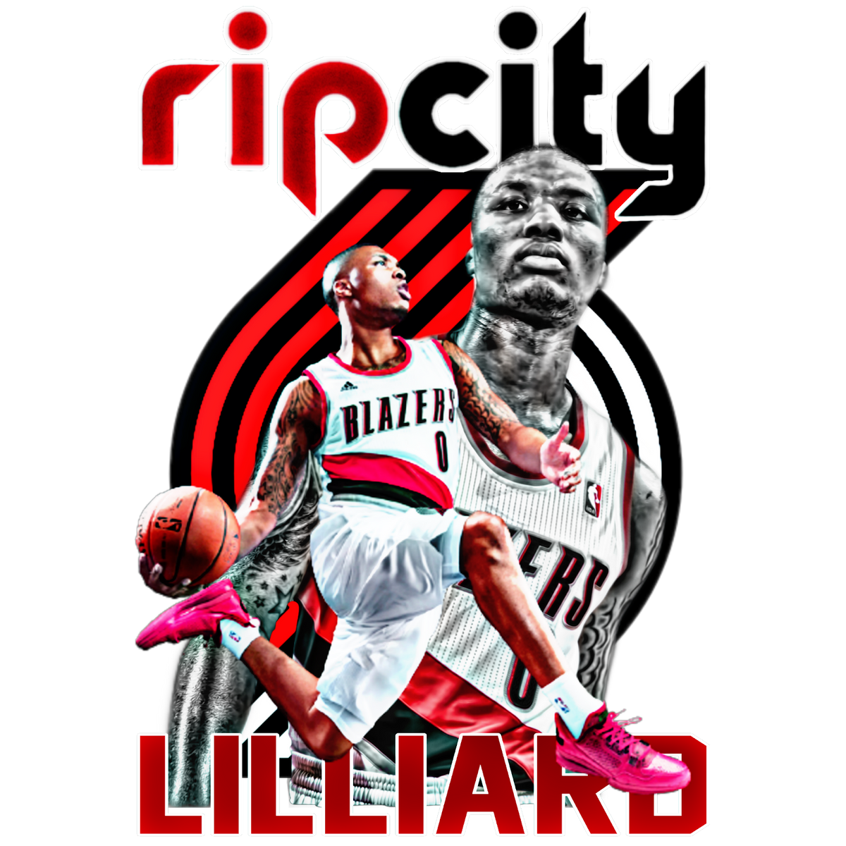 Basketball DTF transfer design
