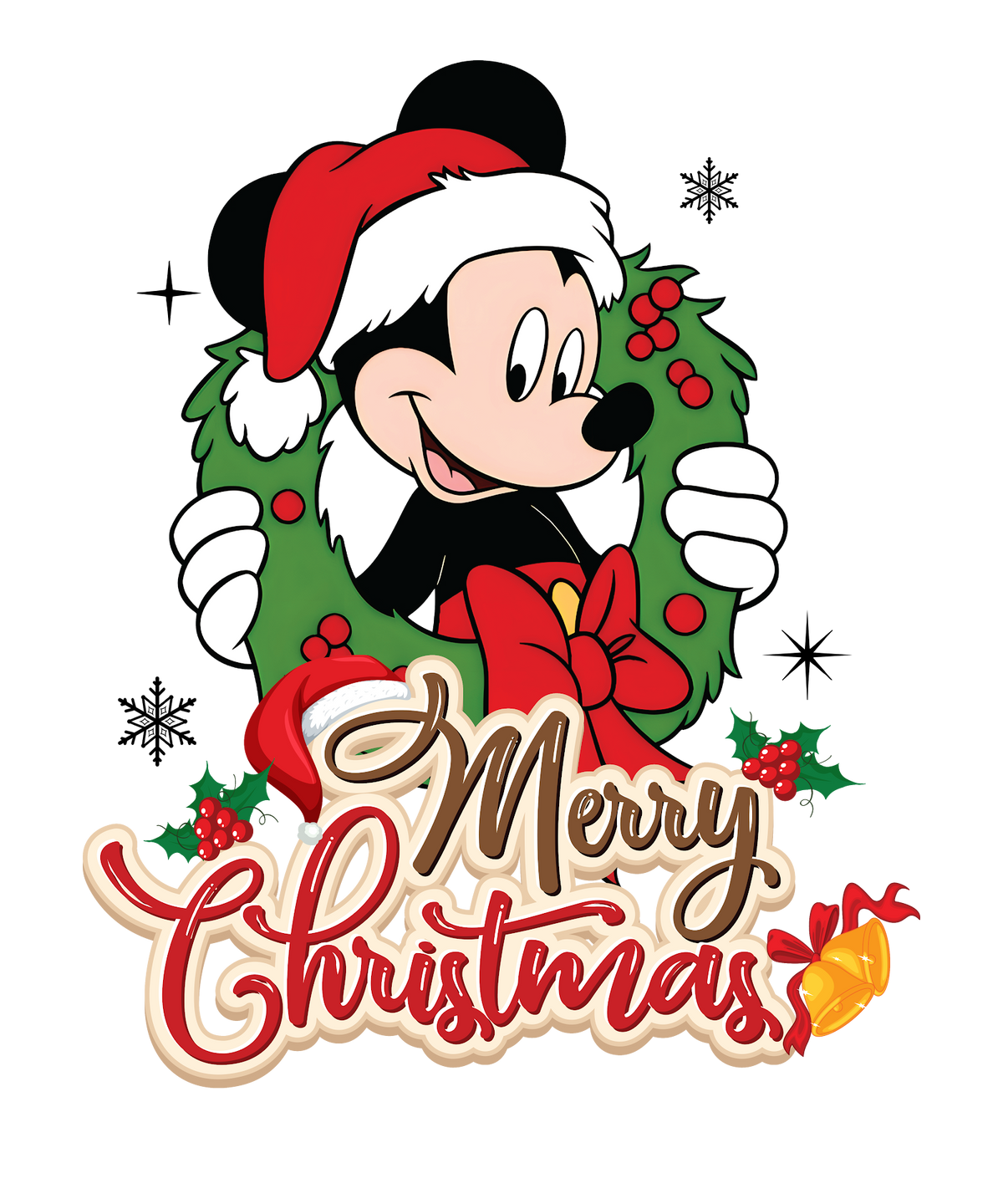 Christmas DTF transfer design