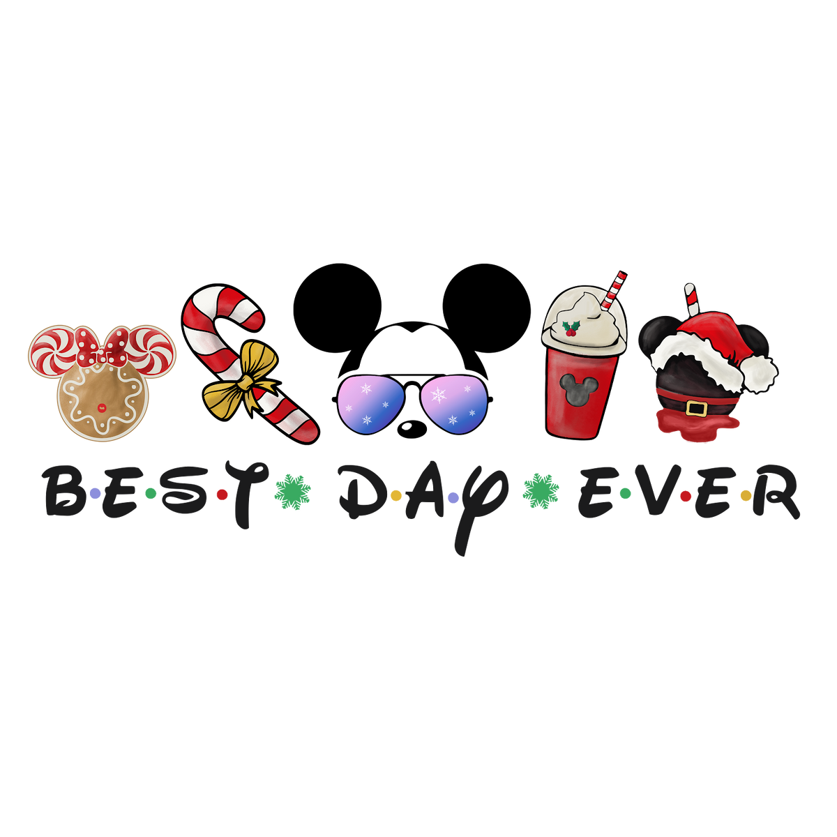 Christmas DTF transfer design