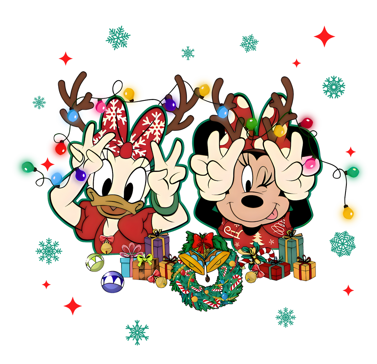 Christmas DTF transfer design