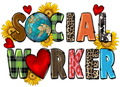 Social Worker Cowgirl DTF Transfer