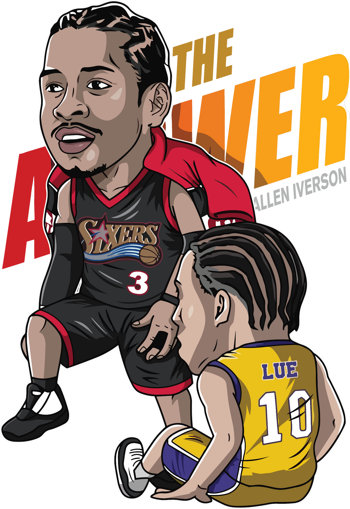 Basketball DTF transfer design
