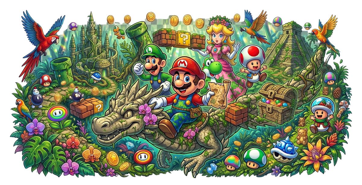 Mario UV printed glass tumbler wrap design