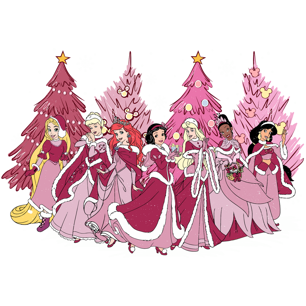 Christmas DTF transfer design