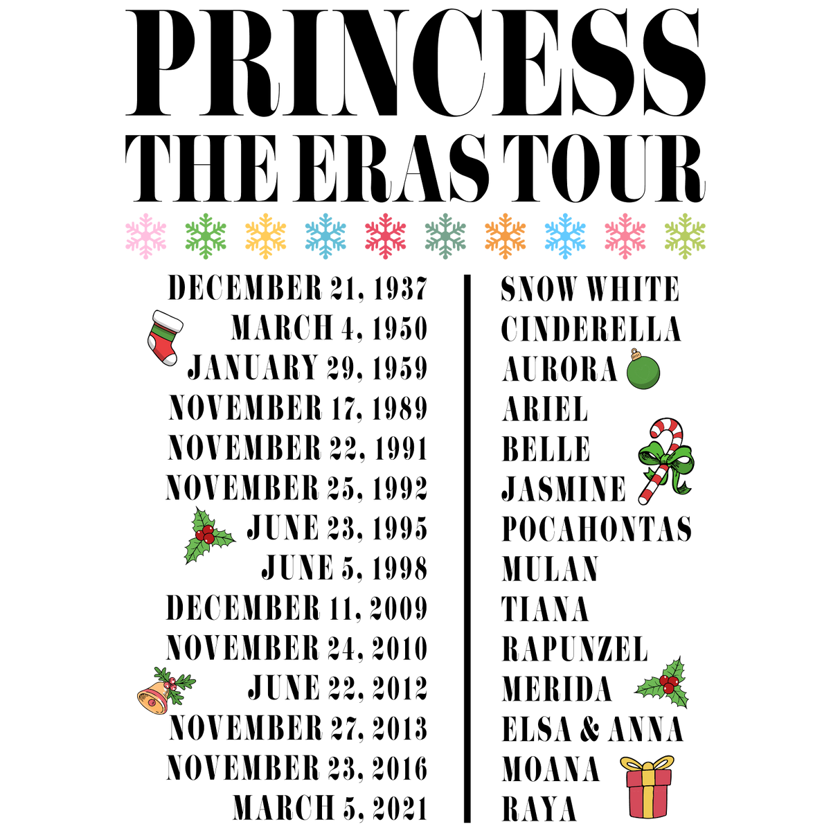 Christmas DTF transfer design