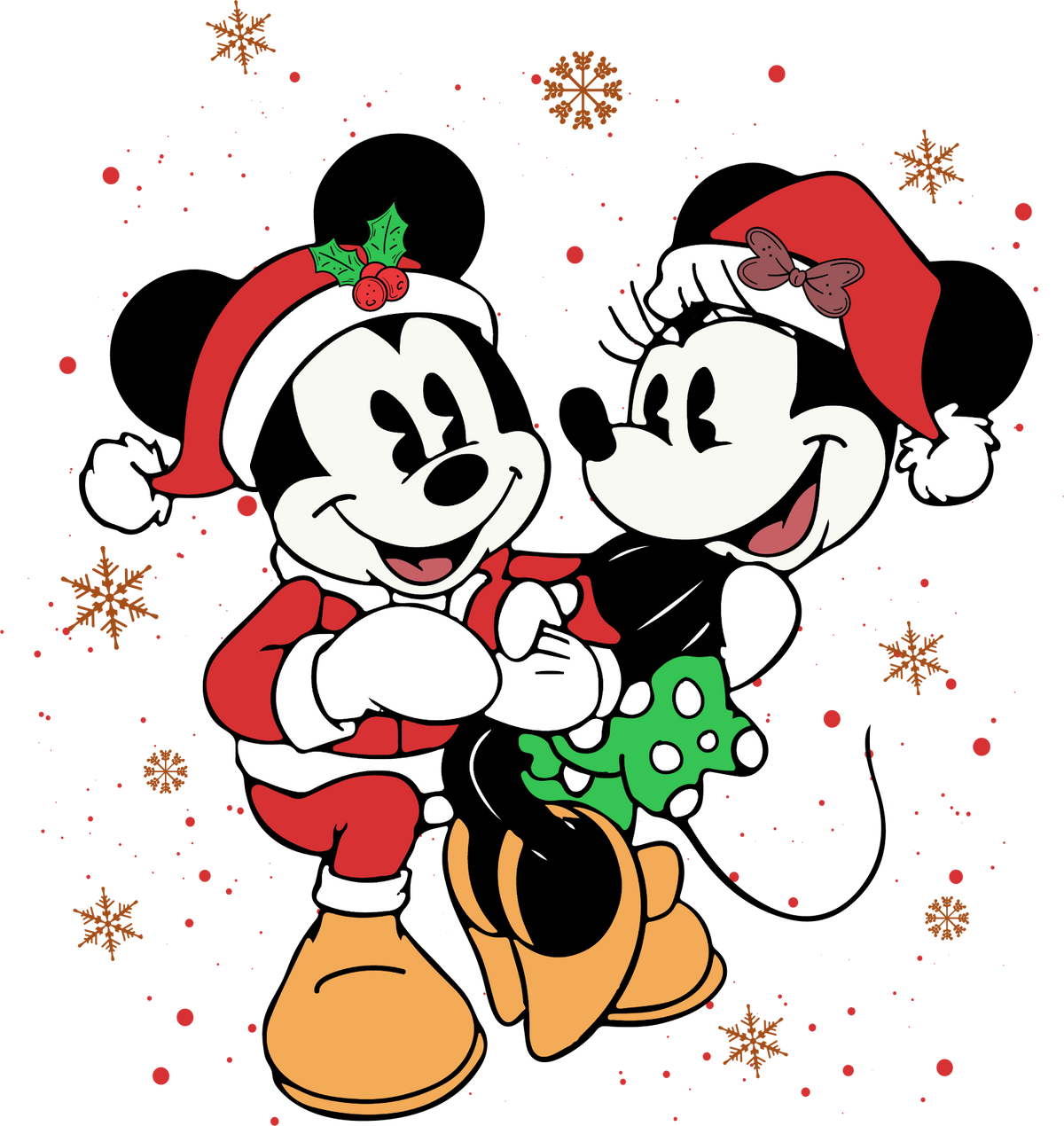 Christmas DTF transfer design