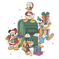 Christmas DTF transfer design