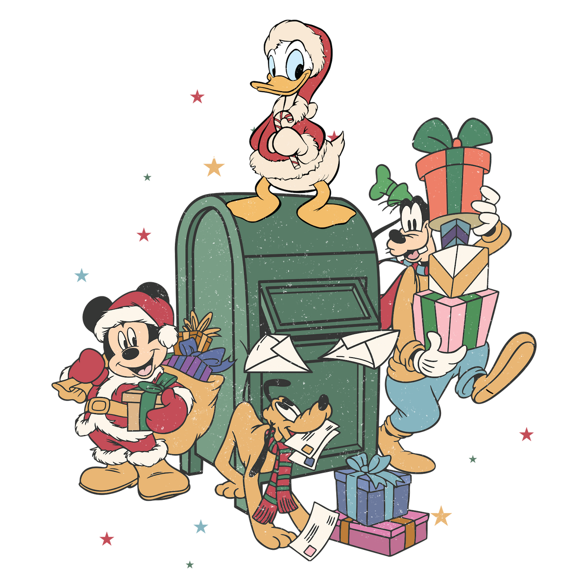 Christmas DTF transfer design