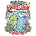 Christmas DTF transfer design