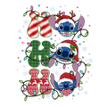 Christmas DTF transfer design