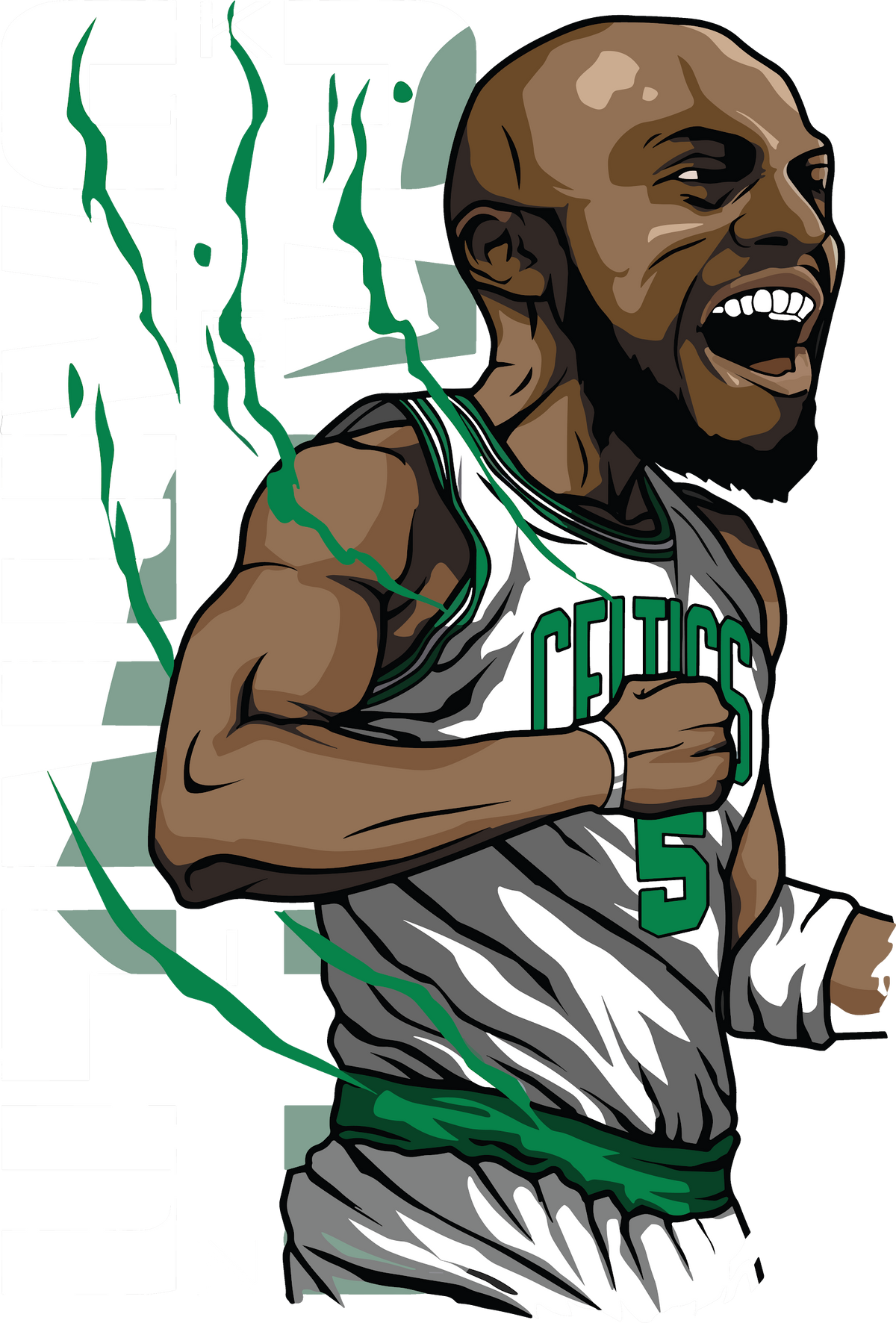 Basketball DTF transfer design