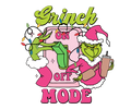 Grinch Christmas DTF transfer design