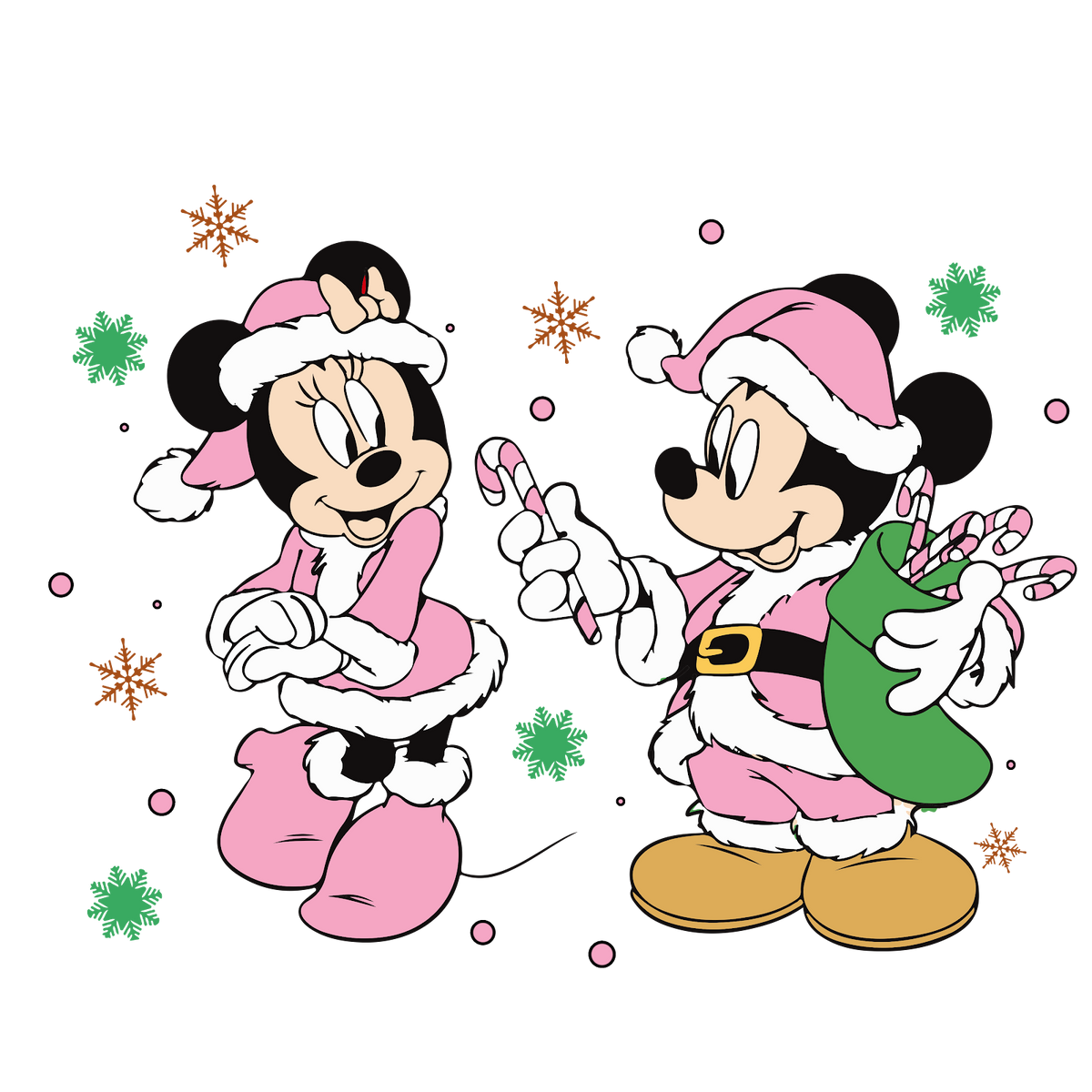 Christmas DTF transfer design