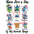 Christmas DTF transfer design