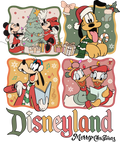 Christmas DTF transfer design