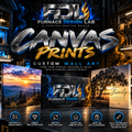 Custom canvas print sample image
