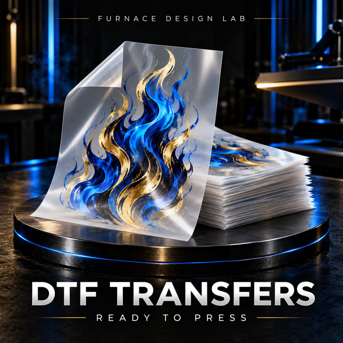 Hat-Size DTF Transfers (Pack of 10)